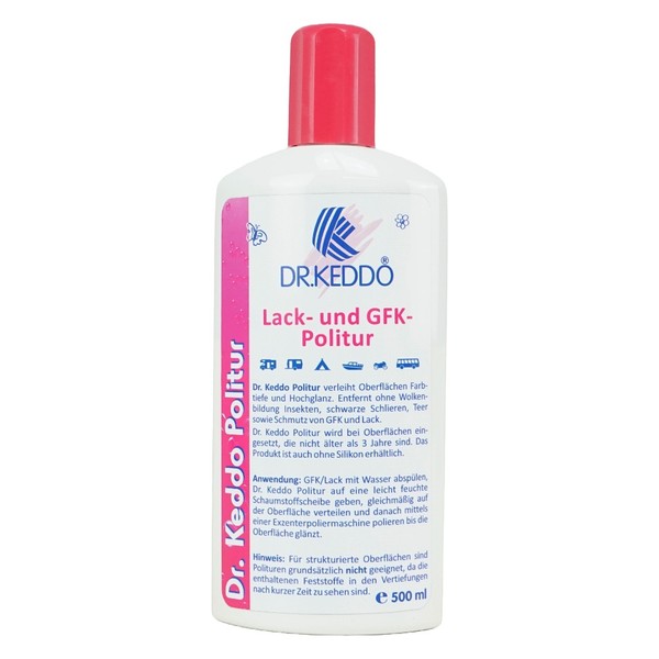 Lack + GFK Politur Wohnmobil Wohnwagen Dr.Keddo Poliermittel Hochwirksam 500Ml-image