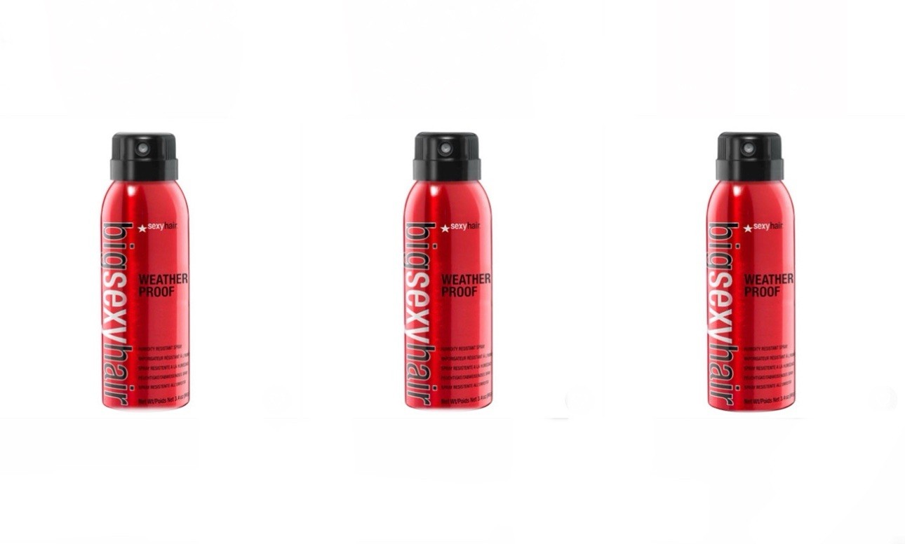 (3 PACK) Big Sexy Hair Weather Proof Humidity Resistant Finishing Spray, 3.4 oz