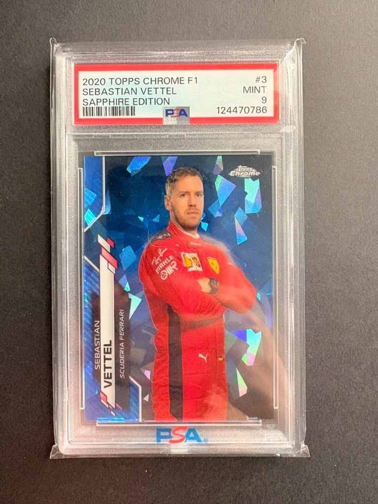 2020 Topps Chrome Sapphire Edition Formula 1 - Sebastian Vettel #3