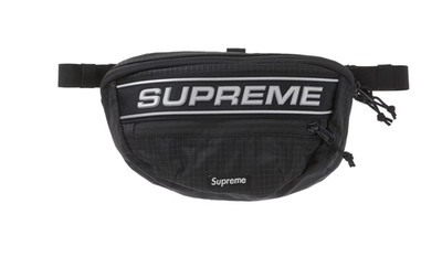 Купить supreme waist bag ss19 black (387400855737), США
