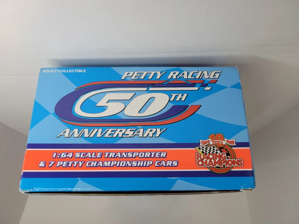 Vintage 1999 Racing Champions Petty 50th. Nascar Cars & Transporter NIB #43 - Image 4 of 4