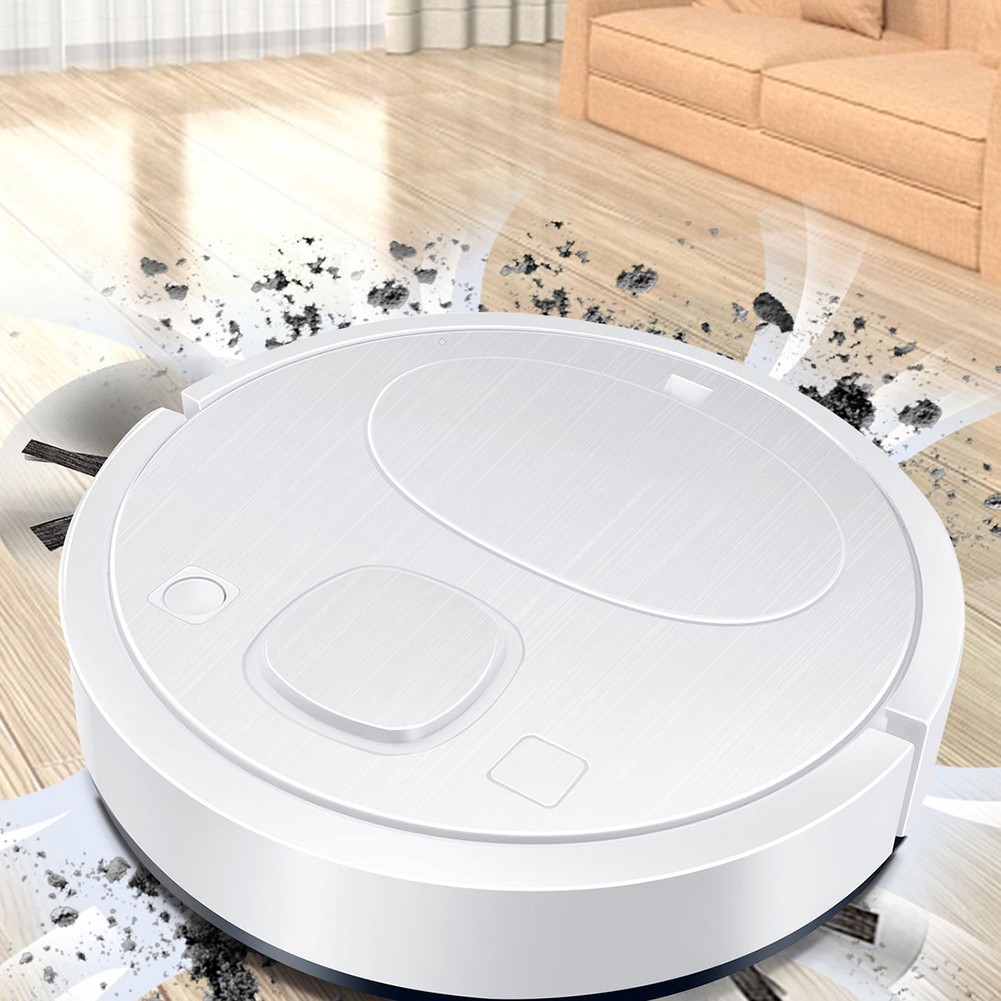 Robot Vacuum and Mop with Edge Sweeping and Quiet Cleaning for Pet Hair-image
