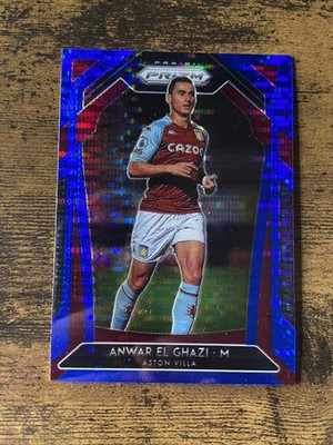 2020-21 Panini Prizm Premier League - Anwar El Ghazi Blue Pulsar Aston Villa