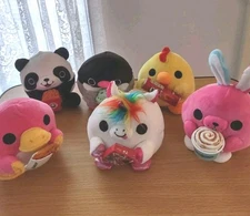 Zuru Snackles Mini Snacks Plush Lot of Six  5"