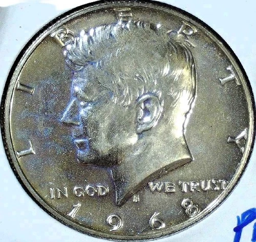 1968 S KENNEDY HALF DOLLAR - 40% SILVER - HIGHER GRADE PROOF - H$K 340