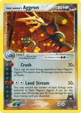 Holofoil - Team Magma's Aggron - 7/95 / NM / English