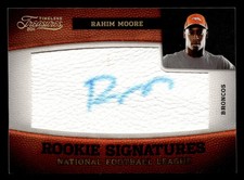 2011 Panini Timeless Treasures #196 Rahim Moore Gold #/10 Auto Rookie