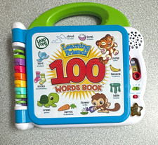 LeapFrog Learning Friends 100 Words Book English/Spanish Electronic Green/White