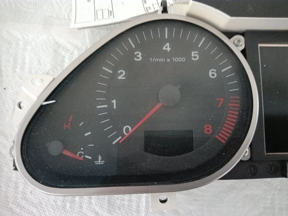 Приборная панель спидометра без адаптивного круиза MPH 2007 2008 Audi Q7 - Изображение 2 из 4