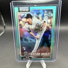Topps 2024 Series 1 Wikelman Gonzalez Rookie #167 Aqua Rainbow Foil