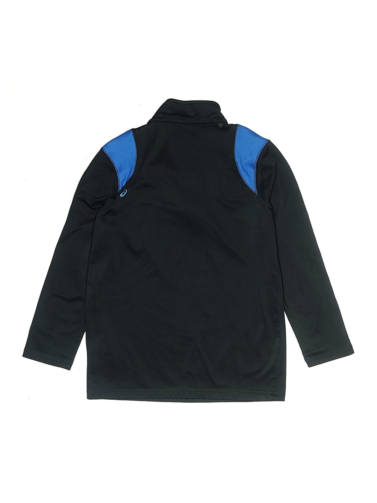 Asics Boys Black Track Jacket Small kids thumbnail 2