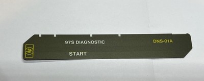 HP-97S Diagnostic Pac Card, DNS-01A, NEW, SINGLE CARD