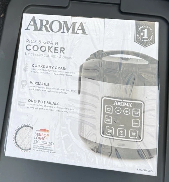 Aroma Housewares ARC914SBD 8 Cups Rice Cooker & Steamer