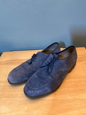 90s size 8, Hush Puppies Oxfords, Tie Shoes, Blue Suede Shoes, Ladies 8 |  eBay