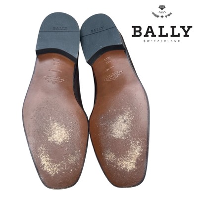 Bally Switzerland Leather Moc Toe Logo Tassel Loafers Brown  display picture 2