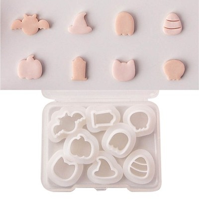 1 Set Bat Clay Earrings Cutters for Jewelry Making Soft Pottery Clay Model
