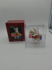 Carlton Cards - Christmas Ornament "Christmas Cottontails" 10th Anniversary.