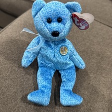 Vintage Classy Ty The People's Beanie Baby 2001 Style USED, FREE SHIPPING
