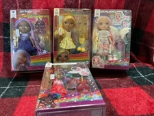 Lot of 4 Rainbow high littles 2 fairies Indigo Daisy Opal and astrid