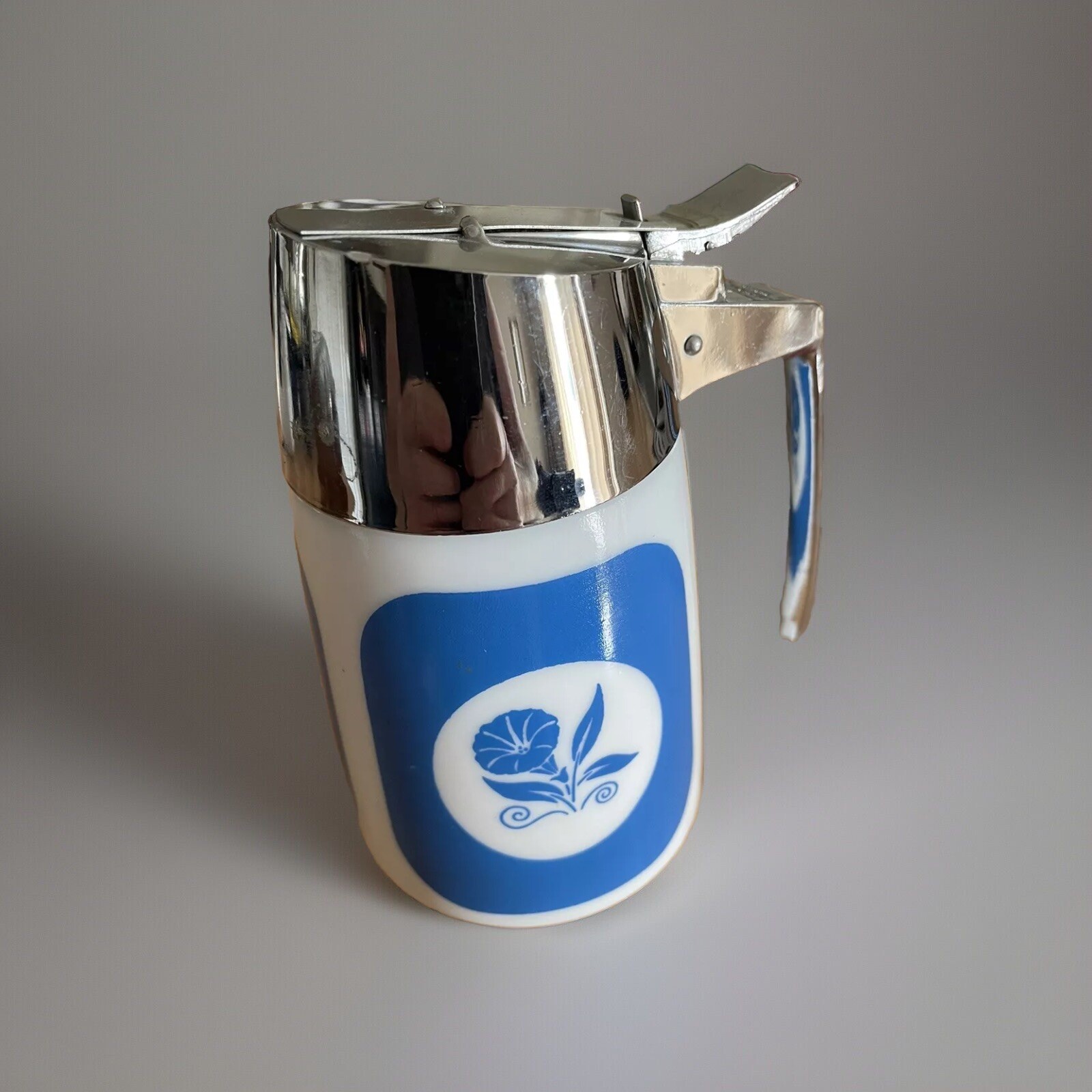 Vintage Dripcut Dispenser Morning Glory Pattern 1959 Syrup Milk Sugar