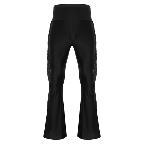 Mens Latin Tango Dance Costume Sequined Tassels Rhinestones Bodysuit with Pants - Picture 27 of 219
