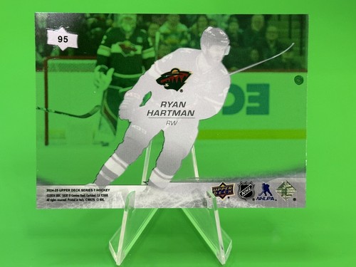 ❄️❄️2024-25 Upper Deck Series 1 Hockey Clear Cuts #95 Ryan Hartman, Wild!!❄️❄️ - Picture 5 of 9