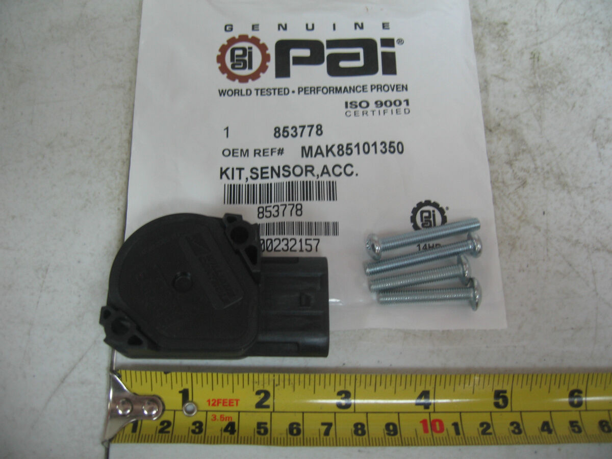 Throttle Control Sensor PAI # 853778 Ref# Mack & Volvo 85101350, Ford 8C4Z9F832B Throttle Control Sensor PAI # 853778 Ref# Mack & Volvo 85101350, Ford 8C4Z9F832B
