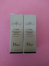 2 x DIOR PRESTIGE LA CREME EXCEPTIONAL REGENERATING CREAM 0.1 Oz / 3 ml each