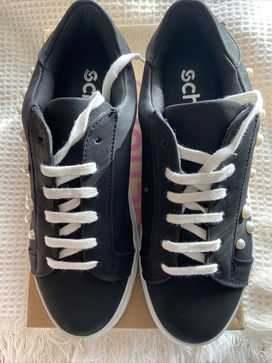 Schuh Ladies Flat Shoes With Pearl Studs UK New And Boxed