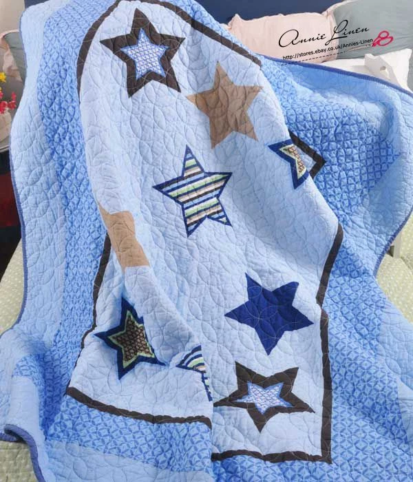 Navy star online throw