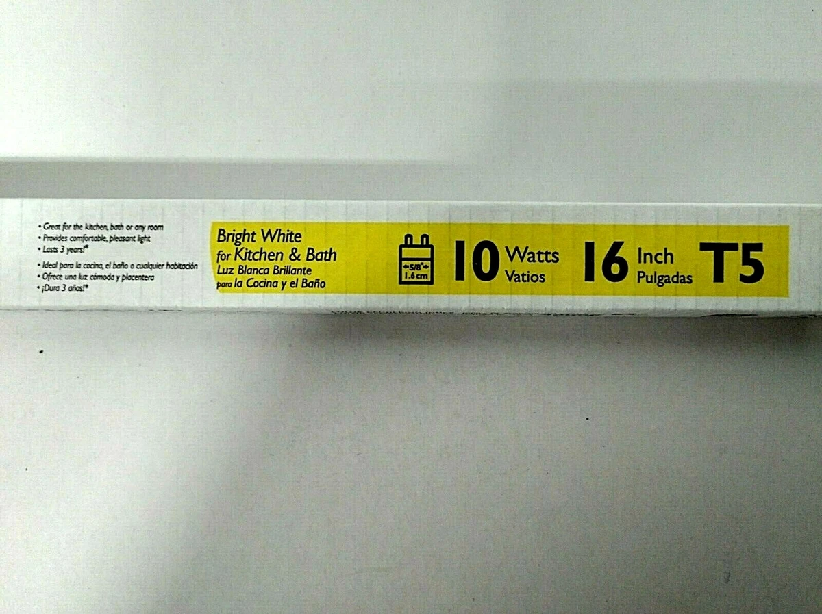 Philips 10W T5 Fluorescent Bulb 16 in. 3000K Bright White