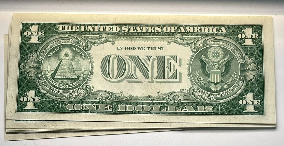 Lot of 10 Consecutive 1935-H U.S Silver Certificate Notes FR# 1618 - Image 2 of 4