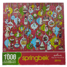 Springbok 2010 Christmas Hallmark Keepsakes 1000 Piece Puzzle 1JIG10571