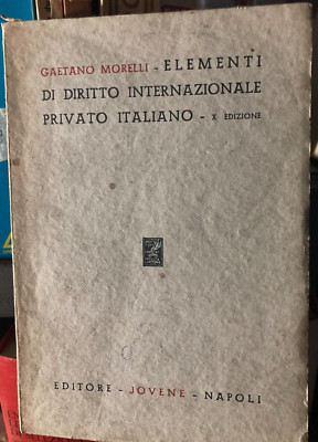 ELEMENTE DES ITALIENISCHEN INTERNATIONALEN PRIVATRECHTS 1971