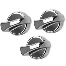 3 Pieces AC Heater Control Knobs Replace for 2003-2010 Peterbilt 387 2005-10 335