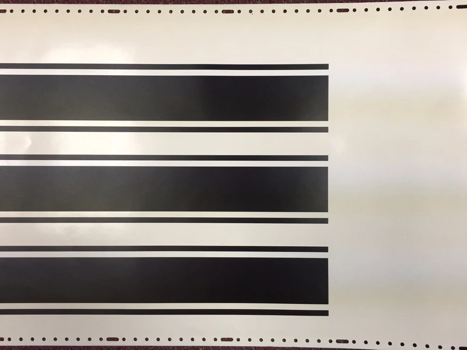 (3) 3" x 80" Vinyl Racing Stripes Pinstripe Decals Stickers *25 Colors* Stripes  - Изображение 2 из 4