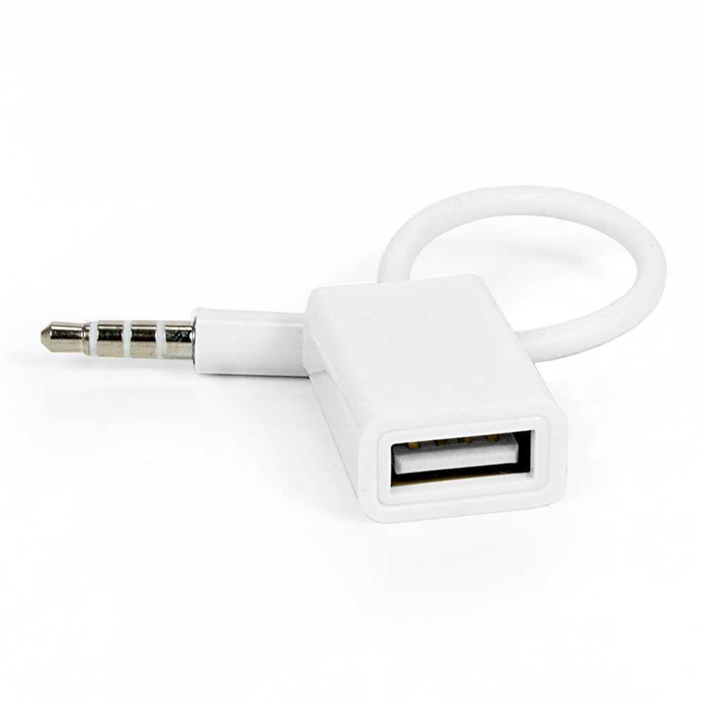 Cable de Audio Jack Macho 3.5mm a USB 2.0 Hembra Auxiliar para...