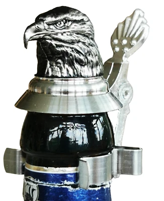 Flaschendeckel, Zinn, Bierflasche,Bierflaschendeckel Adlerkopf, Adler, Eagle - Bild 1 von 4