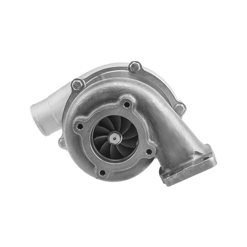 Rodamiento de bolas de cerámica doble CXRacing T3 T04E turbocompresor etapa III .48 A/R 4 pernos - Imagen 4 de 8