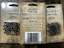 Tim Holtz Tack Nails Craft Embellishment, Set Of 3