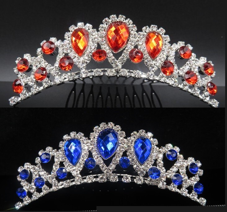 Rhinestone Tiara Crown Princess Princess Girl Children  display picture 2