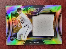 Wil Crowe 2021 PANINI SELECT ROOKIE PRIZM JUMBO RELIC #D /150 PITTSBURGH PIRATES