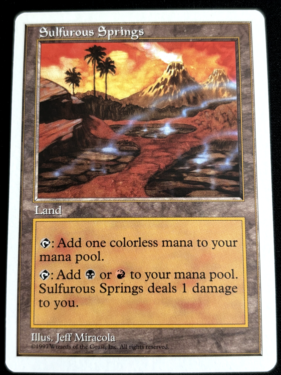 1x MTG Sulfurous Springs - Fifth Edition (5ED) | eBay
