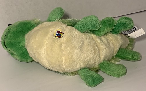 GANZ WEBKINZ Green Yellow 10" CATERPILLAR Beanbag Plush HM434 No Code retired - Picture 3 of 7