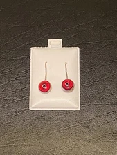 Silver Earrings. .925.  Aretes De Plata 