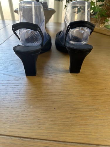 Mootsies Größe 10 Perlen Stylist Satin Slingback Heels bestickt Stern Design - Bild 8 von 9