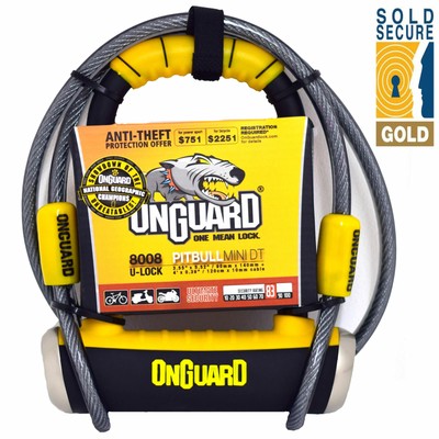 onguard pitbull mini shackle d lock