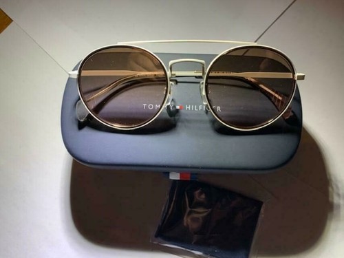 Tommy Hilfiger Women's Smooth Cream/Pink Pilot Sunglasses - TH1455S-0U1Y - Picture 3 of 12