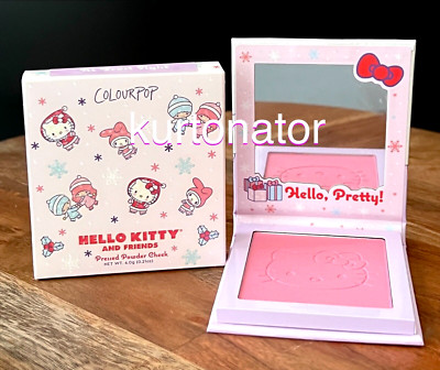 Colourpop Hello Kitty At Frost Sight Pressed Powder Cheek Blush NEW Winter 2020
