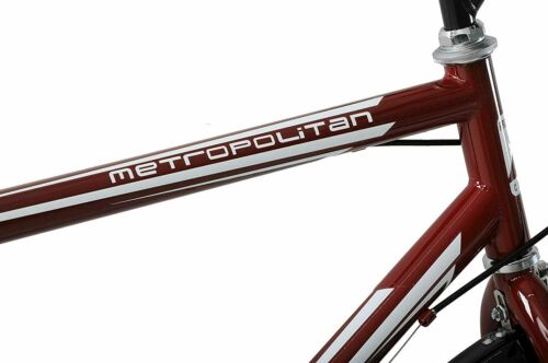 Men's Professional Metropolitan 700c 19" Frame Hybrid Trekking Bike Bicycle - Picture 6 of 7